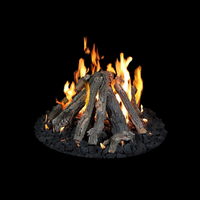 Grand Canyon 18" Round Tall Stack Fire Pit Burner Kit - Electronic Ignition (WBECS)