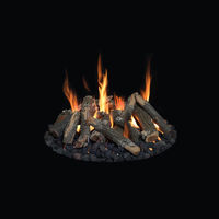 Grand Canyon 18" Round Tall Stack Fire Pit Burner Kit — Electronic Ignition, Propane