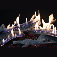 Grand Canyon Bedrock Traditional 48" Drop-In Gas Burner with GlowFire Logs