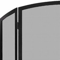 Steel Custom Free Standing Folding Screens - Carolina Arch - ExceptionalFire