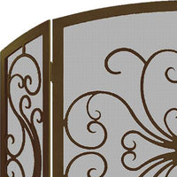 Steel Custom Made Folding Screens Options - Scroll - ExceptionalFire