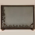 Steel Custom Single Panel Fireplace Screen Carolina Ivy - Custom Size