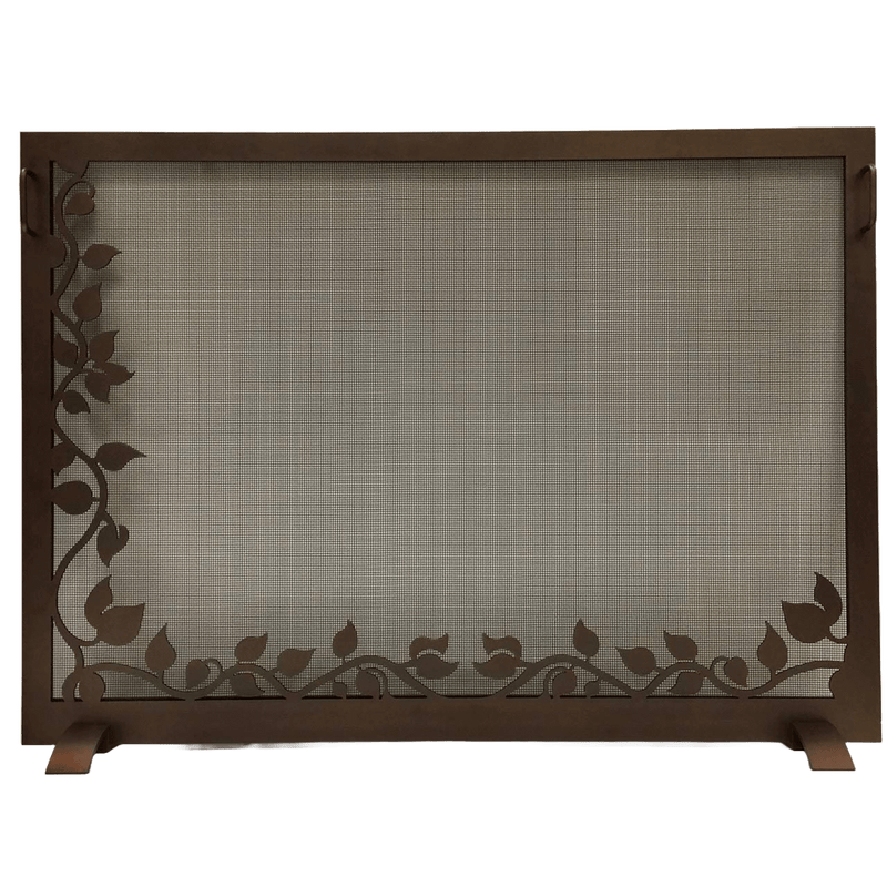 Steel Custom Single Panel Fireplace Screen Carolina Pond- Custom Size - ExceptionalFire