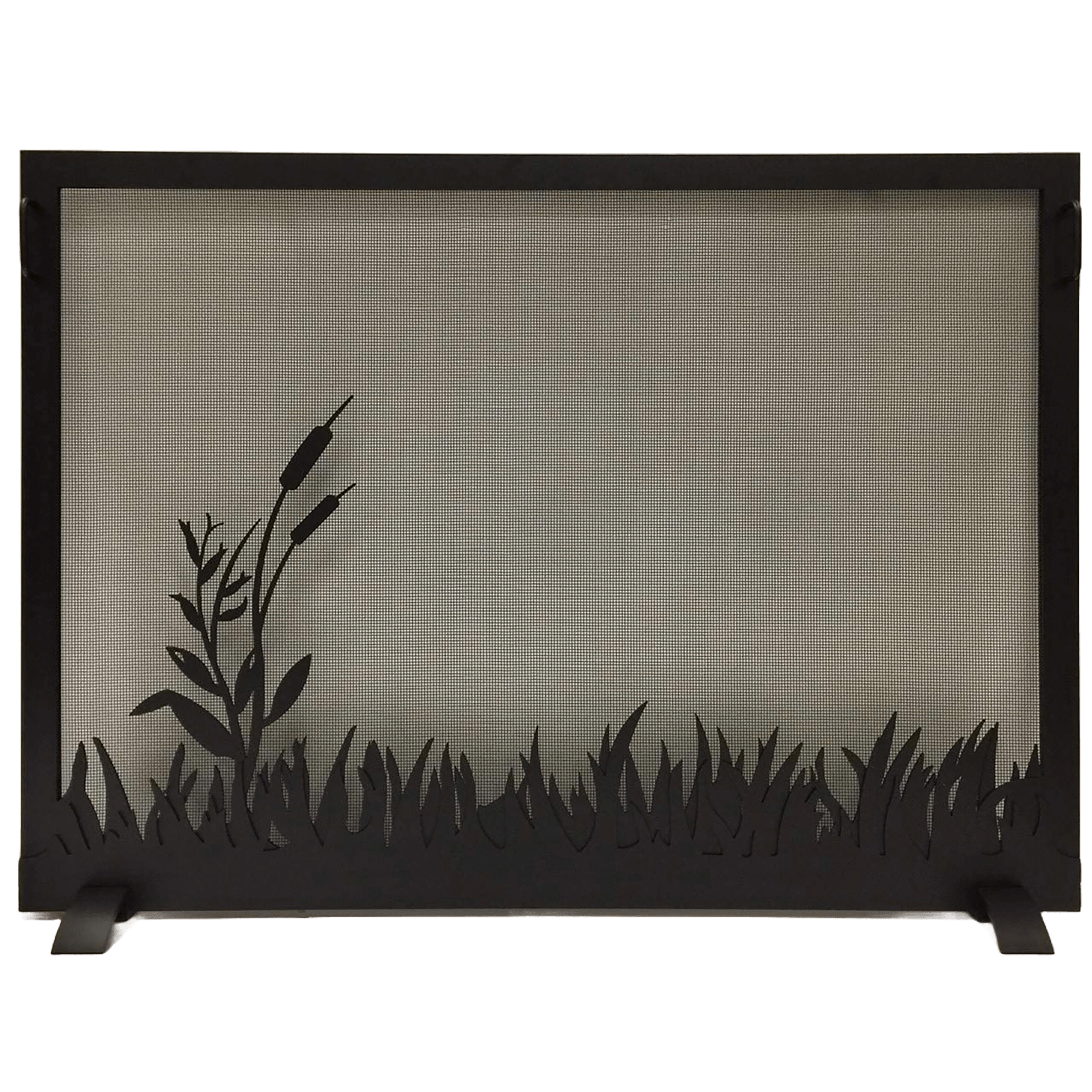 Steel Custom Single Panel Fireplace Screen Carolina Pond- Custom Size