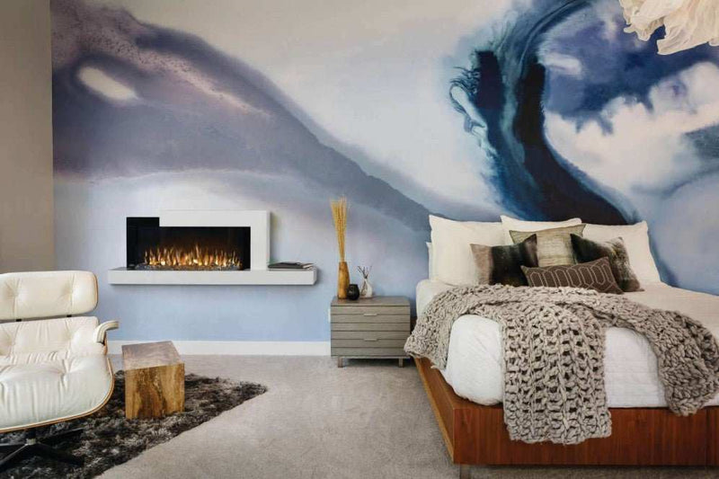 Stylus™ Cara Elite Connected Wall Hanging Electric Fireplace - Model NEFP32-5019W-IOT - ExceptionalFire