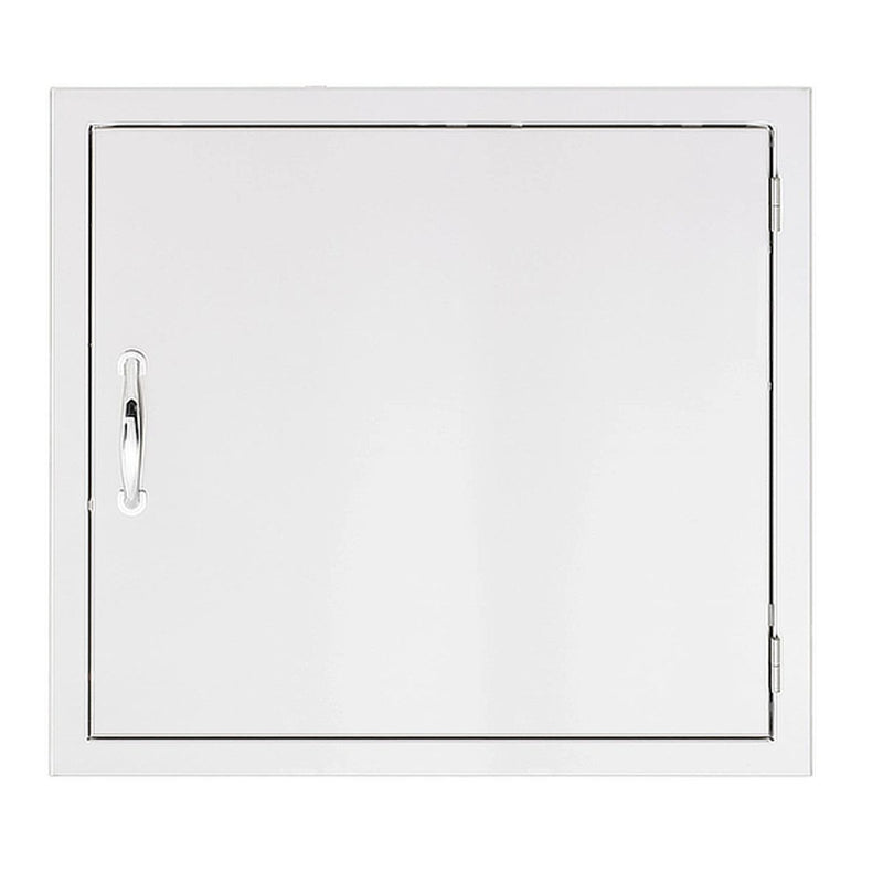 Summerset 22x20" Horizontal Access Door stainless steel outdoor kitchen storage access panel with curved handle and magnetic latch