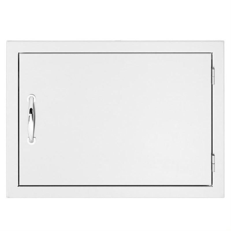 Summerset 27" Horizontal Door masonry frame made of 304 stainless steel with magnetic latch for outdoor kitchen storage