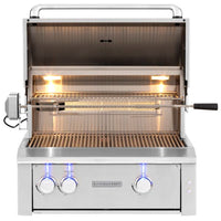 Summerset Alturi Built-In Gas Grill 30-inch stainless steel with rotisserie and LED lighting
