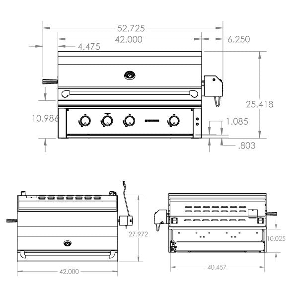 Summerset Alturi Built-In Gas Grill - 42" - ExceptionalFire