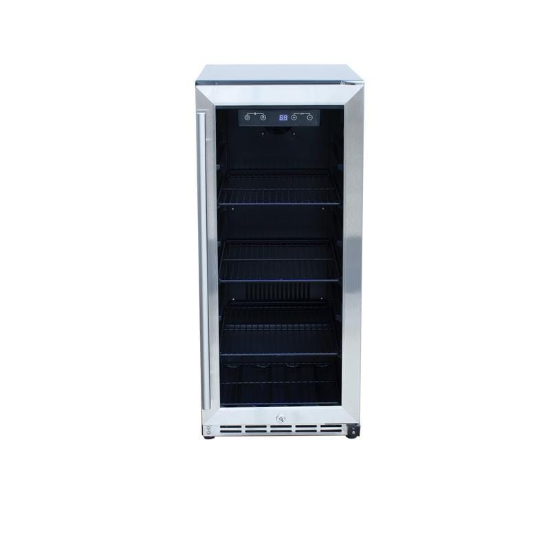 Summerset 15" Outdoor Rated Refrigerator with Glass Door