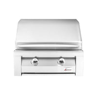 Summerset Resort 30-inch built-in natural gas grill with stainless steel construction and 52,000 BTU burners