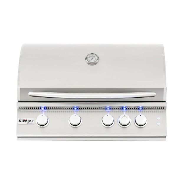 Summerset Sizzler Pro 32 inch built-in gas grill with 715 sq. in. cooking surface and stainless steel construction