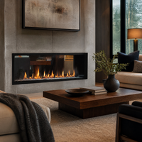 Superior DRL6000 60" See-Through Direct Vent Linear Gas Fireplace - Model DRL6060-ST — lifestyle