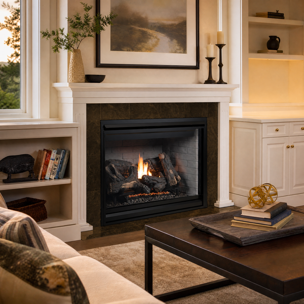Superior DRT4000 Full-Size 40" Direct Vent Gas Fireplace — lifestyle