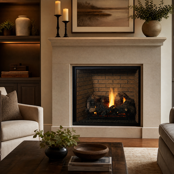 Superior DRT6300 45" Power-Vent Direct Vent Gas Fireplace - Model DRT6345-PV — lifestyle