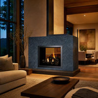 Superior DRT63ST 40" See-Through Direct Vent Gas Fireplace — lifestyle