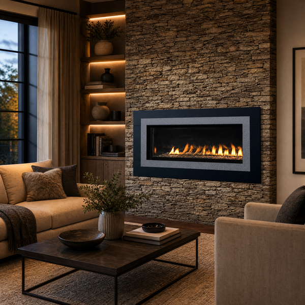 Superior VRL4543 43" Vent-Free Linear Gas Fireplace — lifestyle