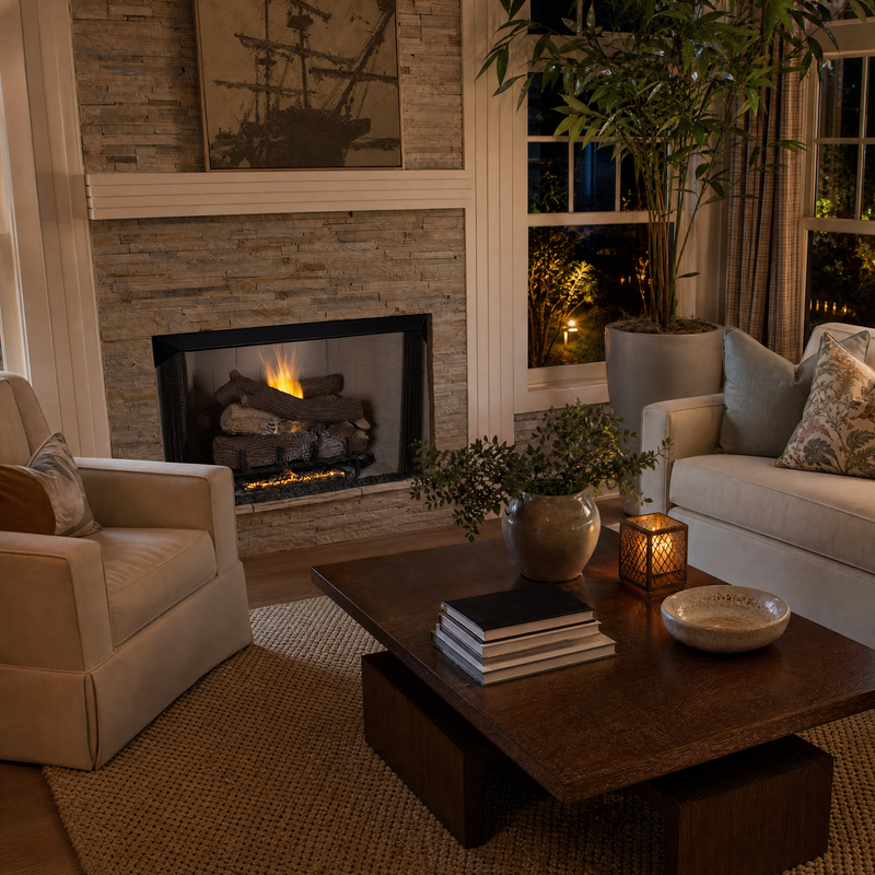 Superior VRT3500 42" Vent-Free Gas Firebox - Model VRT3542 — lifestyle