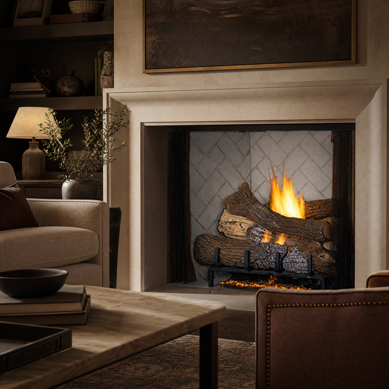 Superior VRT4500 42" Vent-Free Gas Firebox with Log Set - Model VRT4542 — lifestyle