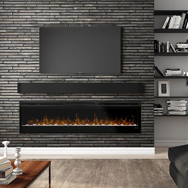 Prism Linear 74-inch Electric Fireplace - Acrylic Ice - Model BLF7451