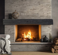 Tabacco Non-Combustible Concrete Mantel Shelf Eclipse Finish - ExceptionalFire