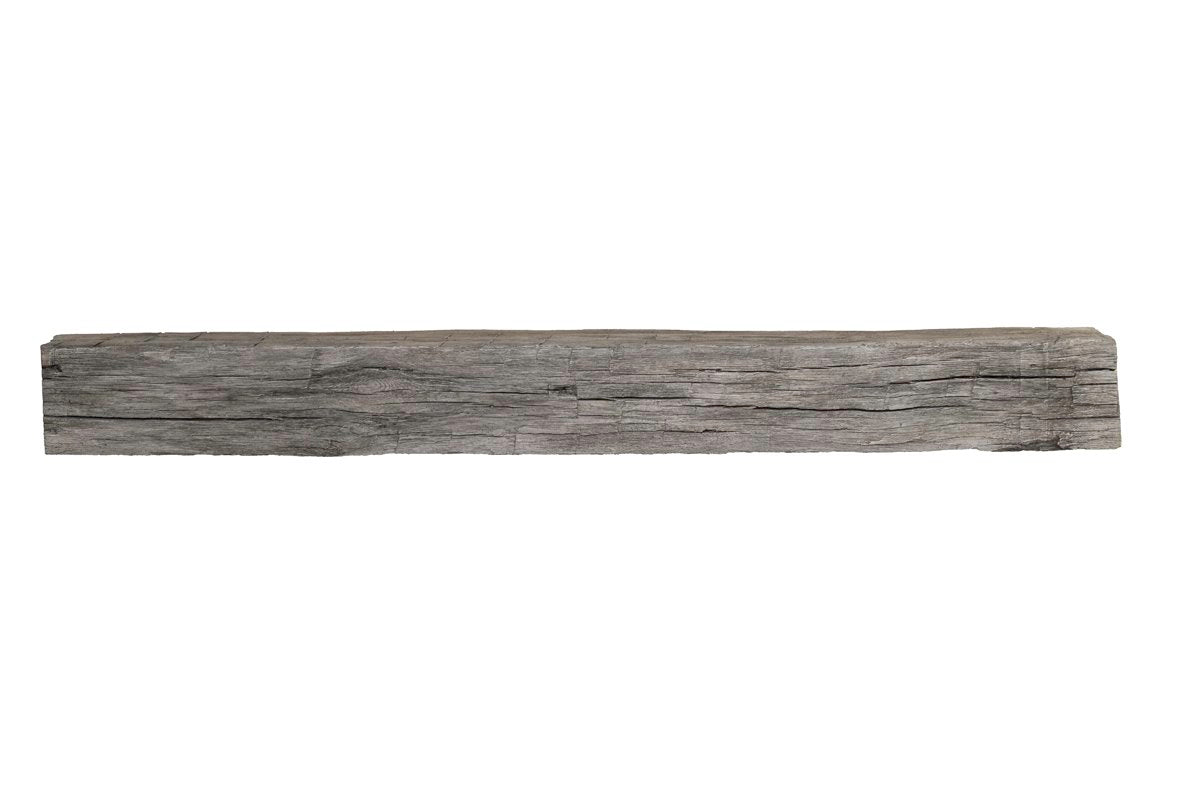 Tabaco Non-Combustible Concrete Mantel Shelf Weathered Grey Finish