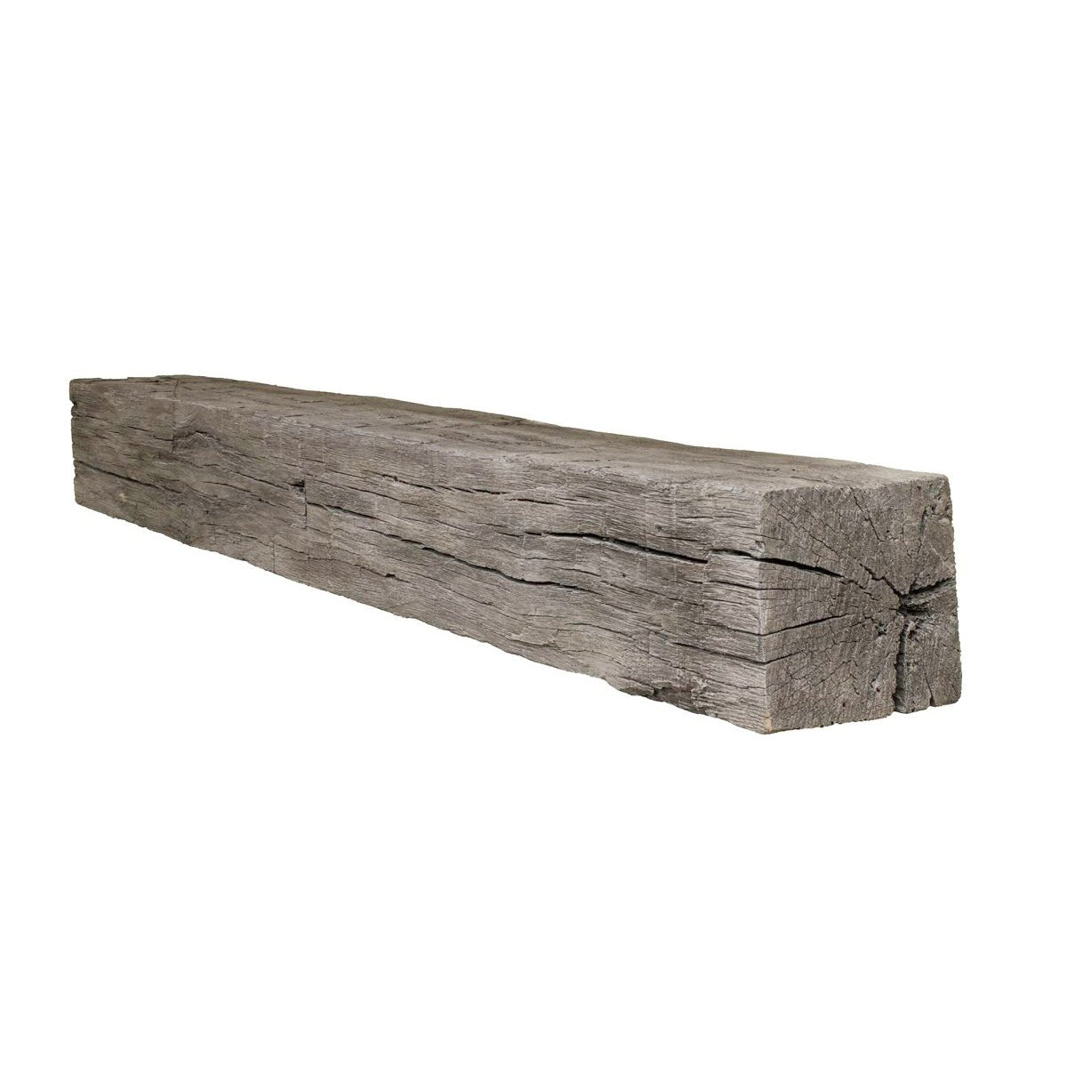 Tabaco Non-Combustible Concrete Mantel Shelf Weathered Grey Finish