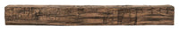 Tavern Timbered Beam Non-Combustible Mantel Shelf Fieldstone finish - ExceptionalFire