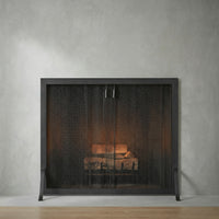 Steel Custom Free Standing Screen Door - Carolina Mesh Curtain