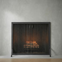 Steel Custom Free Standing Screen Door - Carolina Mesh Curtain