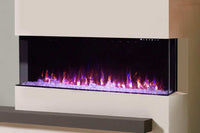 Trivista™ Primis 60 Three-sided Built-in Electric Fireplace - Model NEFB60H-3SV - ExceptionalFire