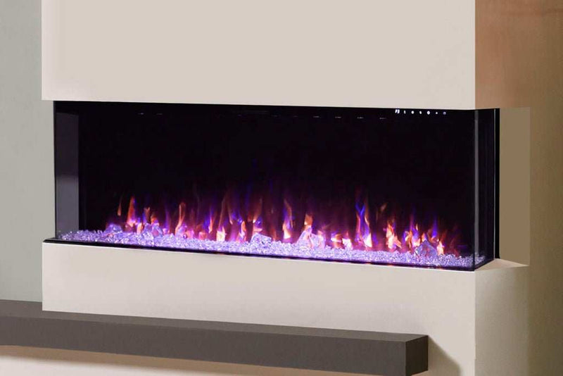 Trivista™ Primis 60 Three-sided Built-in Electric Fireplace - Model NEFB60H-3SV - ExceptionalFire