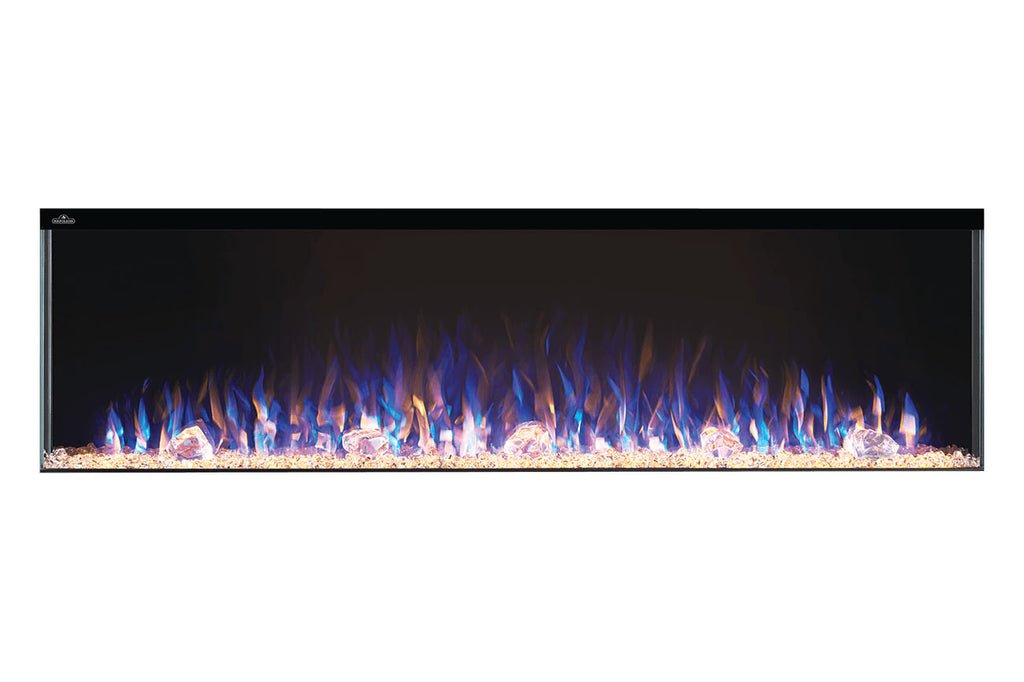 Trivista™ Primis 60 Three-sided Built-in Electric Fireplace - Model NEFB60H-3SV