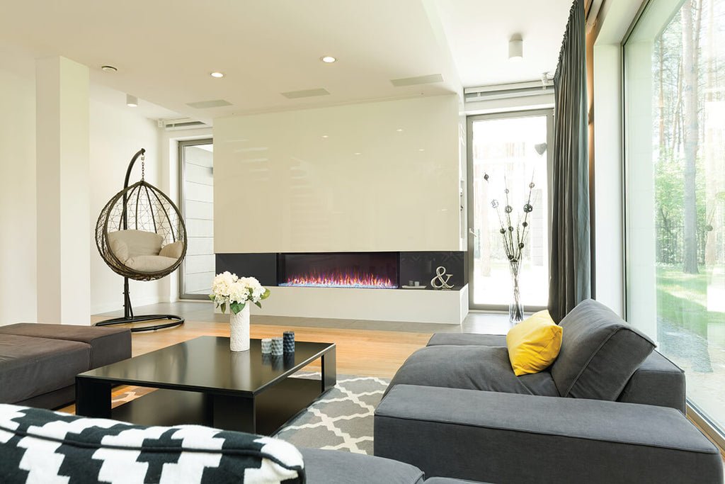 Trivista™ Primis 60 Three-sided Built-in Electric Fireplace - Model NEFB60H-3SV
