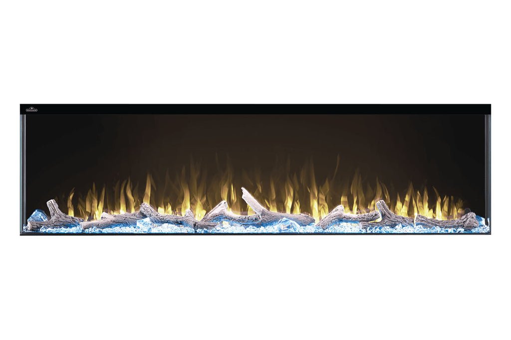Trivista™ Primis 60 Three-sided Built-in Electric Fireplace - Model NEFB60H-3SV