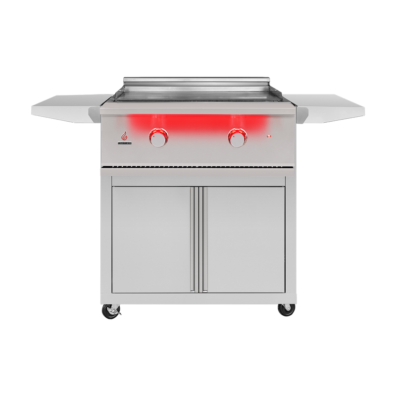 TrueFlame 30-Inch Freestanding Gas Griddle with Cart