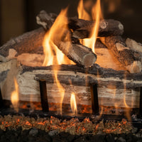 18" Blue Pine Split Outdoor Gas Log Set | Grand Canyon
