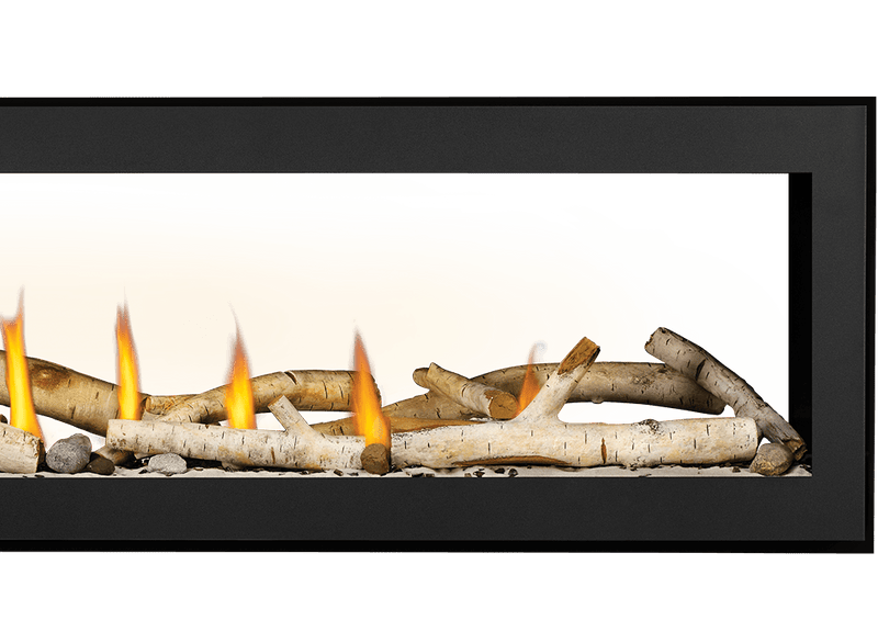 Napoleon Vector 74 See Through linear gas fireplace — official product photo