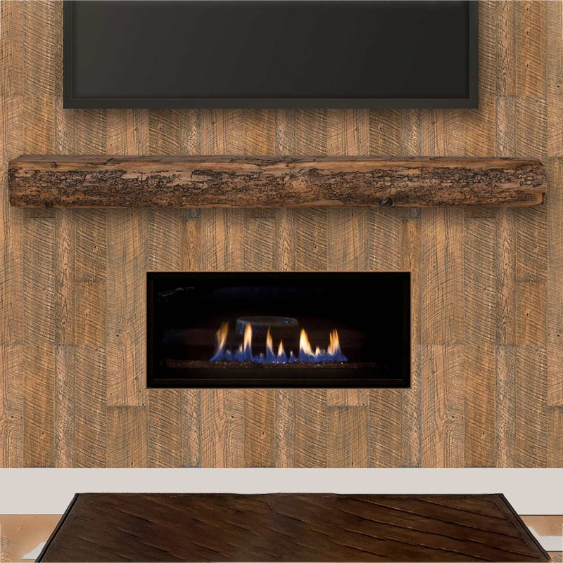 Monterey Fireplace Doors wall board kit 6-piece honey roast finish fireproof lightweight textured panels