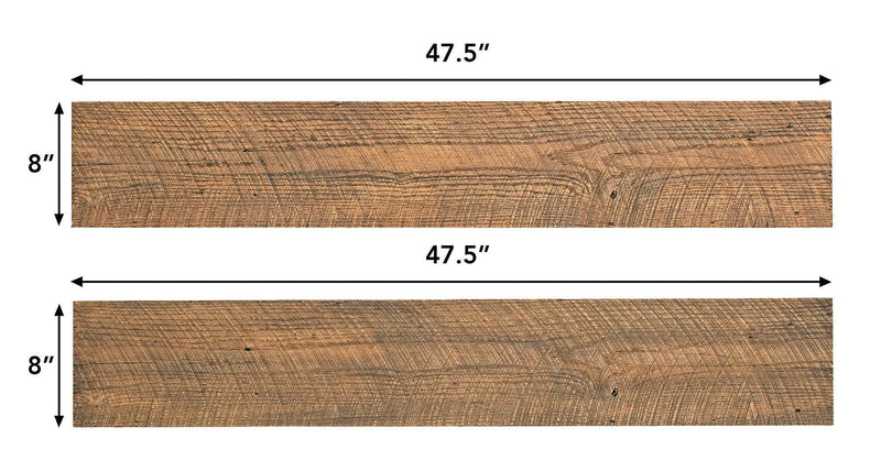 Wall Board Kit 6Pc Honey Roast Finish - ExceptionalFire