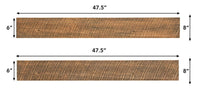 Wall Board Kit 6Pc Honey Roast Finish - ExceptionalFire