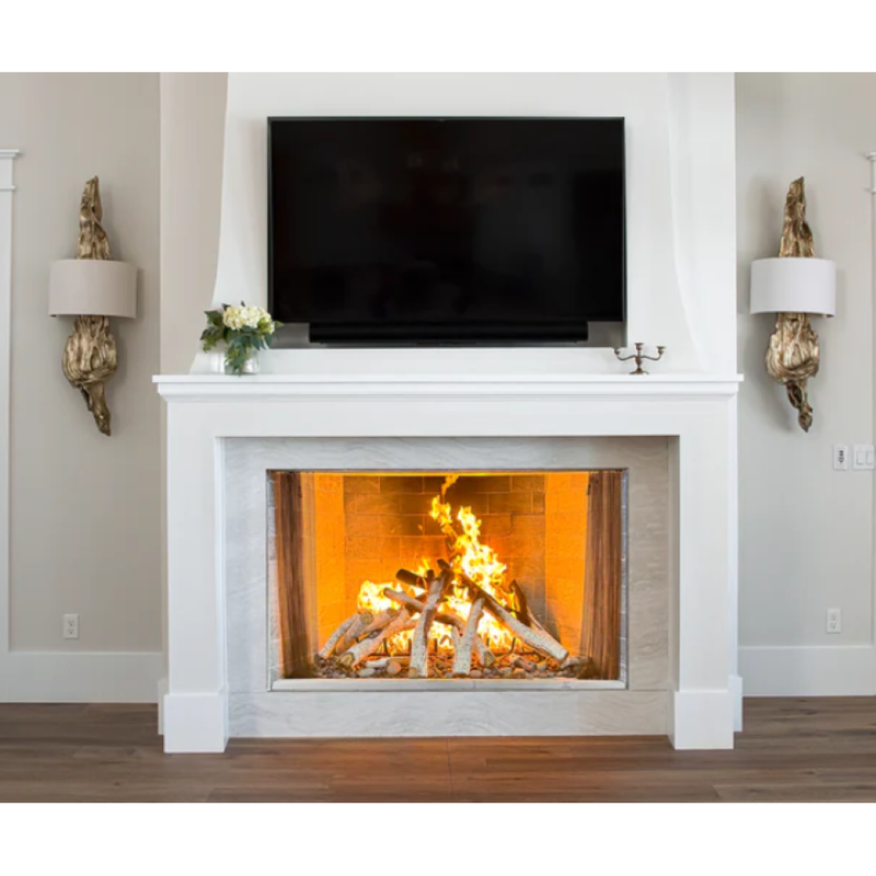 American Hearth Monroe 60″ Wood Firebox — WB60FB0F — manufacturer product photograph; installation finishes and separately sold components may be shown
