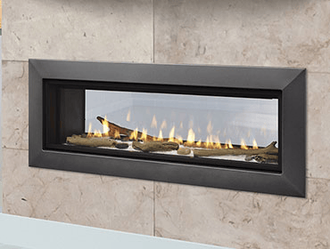 Majestic Echelon II See-Through direct vent gas fireplace product shot