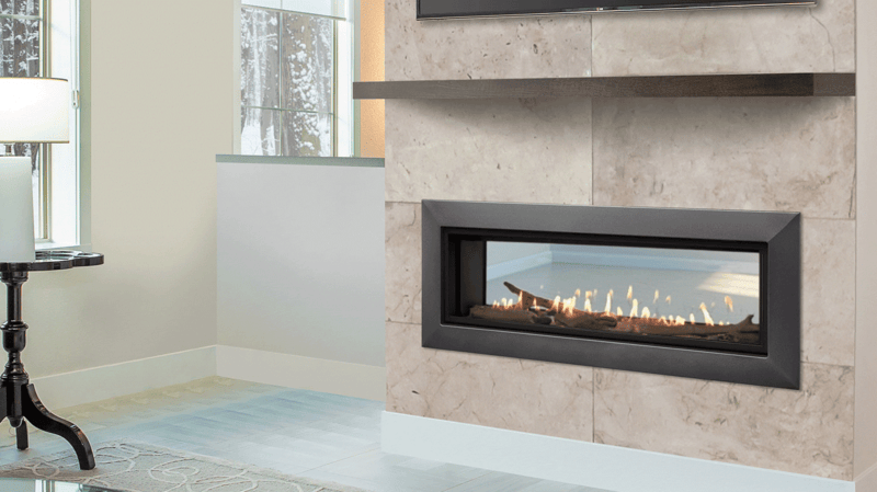 Majestic Echelon II 36" See-Through Direct Vent Linear Gas Fireplace