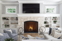 Heat & Glo True 42 Direct Vent Traditional Gas Fireplace (Stratford Interior) | Model TRUE-42S-IFT