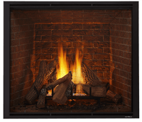 Heat & Glo True 36 Direct Vent Traditional Gas Fireplace (Black Glass Interior) | Model TRUE-36G-IFT