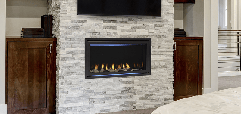 Majestic Jade 32" Direct Vent Linear Gas Fireplace
