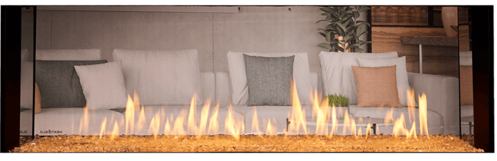 Heat & Glo Primo II 48 See-Through Direct Vent Linear Gas Fireplace | Model PRIMO-II-48ST