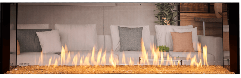 Heat & Glo Primo II 48 See-Through Direct Vent Linear Gas Fireplace