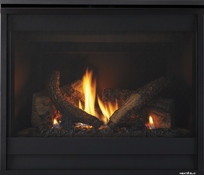 Heat & Glo SlimLine 5X 32" Direct Vent Gas Fireplace (Liquid Propane, Black Glass Interior) | Model SL-5XLP-IFT-G
